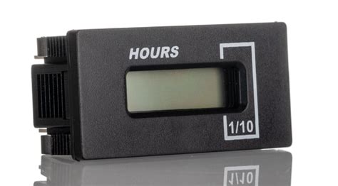 RS PRO | RS PRO Counter, Digital Hour Meter, 6 Digit LCD, 60Hz, 250 V ...