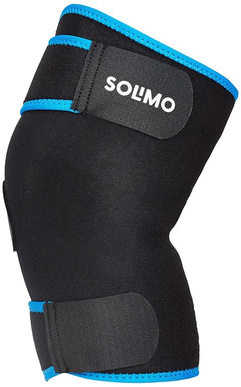 Amazon Brand - Solimo Knee Support, Black/Blue : Amazon.in: Health ...