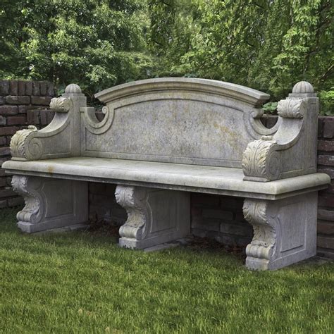 Image result for Limestone Block Bench