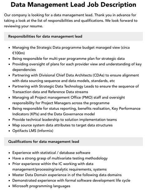 Image result for Data Manager Description