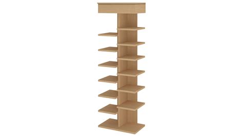 Adona Elanza Open Shoe Rack w/Storage Box Ivory – Adona Woods
