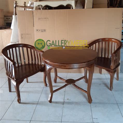 Jual Set Meja Makan Betawi / Kursi Meja Cafe Klasik / Kursi Tamu Teras ...
