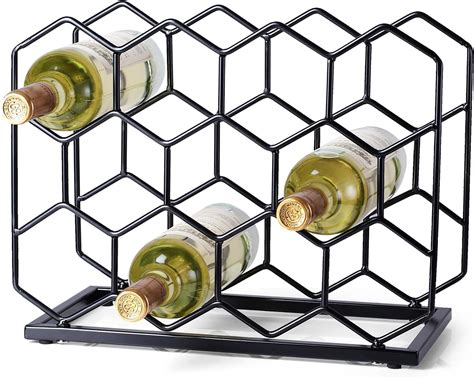Amazon.com: Drincarier Countertop Wine Rack - 14 Bottle Freestanding ...