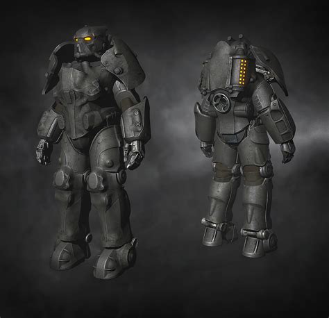 Artstation Fallout 76 Enclave Power Armorfallout Tribal Power Armor