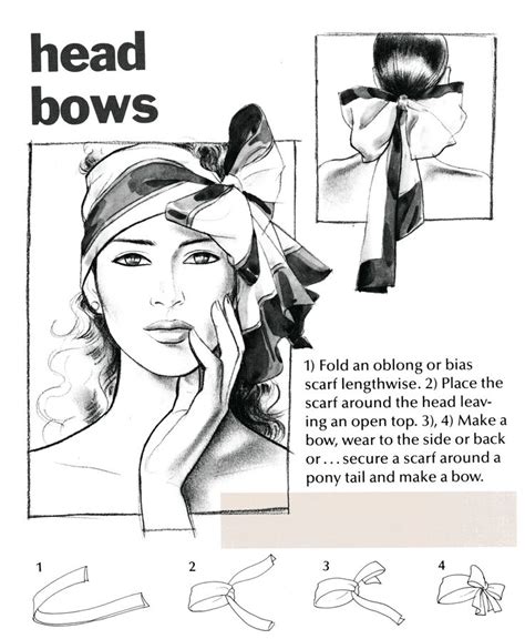 Image result for Bow Scarf Tutorial