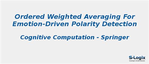 Emotion-driven polarity detection - Python Projects | S-Logix