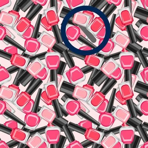 Descubre la lima oculta en la imagen de esmaltes de uñas y gradúate ...