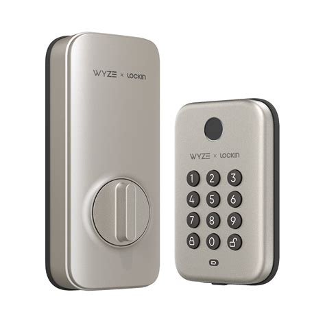 Wyzebluetooth Fingerprint Deadbolt Lock With Keypad Ipx5 Weatherproof ...
