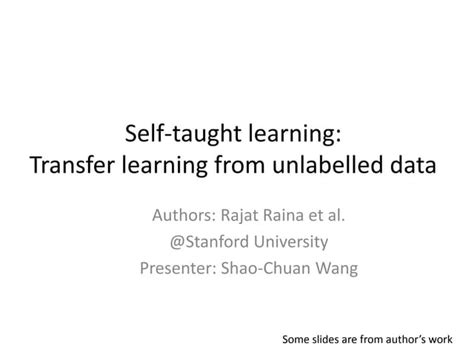 Image result for Self-Taught Learning