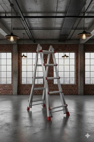 Aardwolf Quickfit 17 ft Heavy Duty Aluminium Extension 20 Step Ladder ...