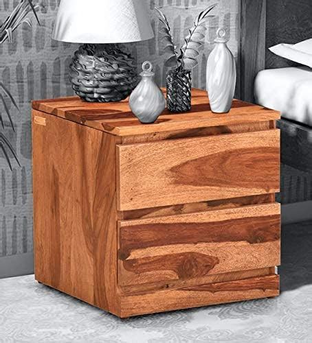 PIPERCRAFTS® Solid Sheesham Wood Bedside Table for Bedroom | Wooden ...