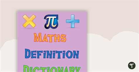 Image result for Math Dictionary