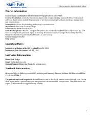 Image result for Microcomputer Applications Course Description