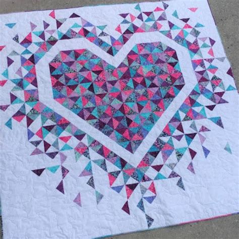 Image result for Exploding Heart Quilt Pattern