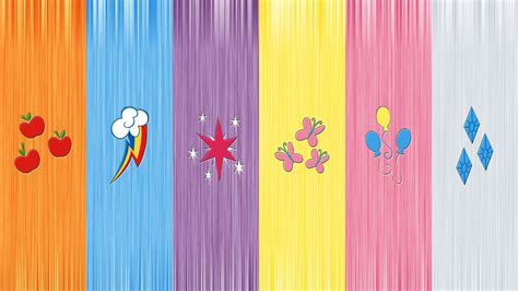 Cutie Marks- Apple Jack, Rainbow Dash, Twilight Sparkle, Fluttershy ...