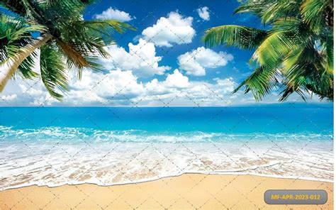 Coconut Tree Backdrop-fabric backdrop – Poko baby props