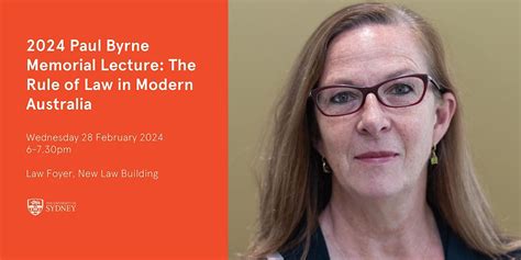 2024 Paul Byrne Memorial Lecture: The Rule of Law in Modern Australia ...