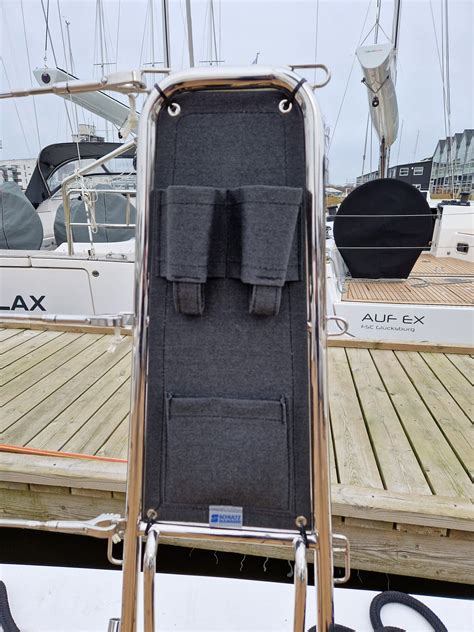 X 4.9 agterpulpit midt, lomme/Kopholder. - Schultz Sejlmageri