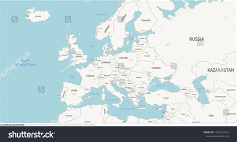 European Countries Map 的图像结果