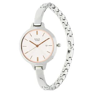 Titan Raga Viva Analog Silver Dial Women's Watch-NM2578SM02 ...
