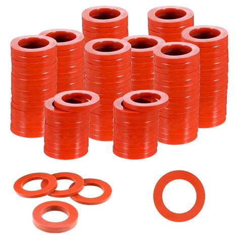 Amazon.com: 100 Packs Garden Hose Washers Rubber Heavy Duty Red O-Rings ...