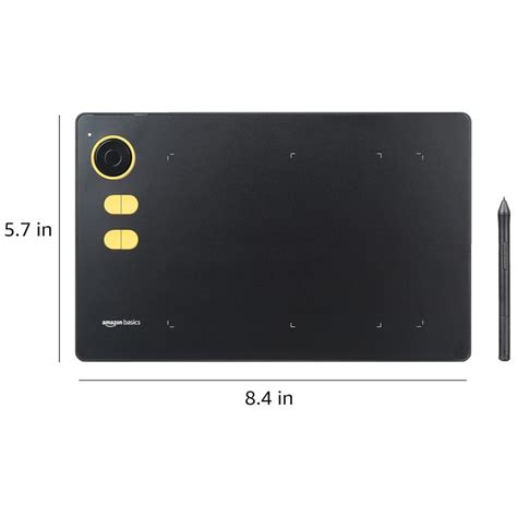 AmazonBasics Graphics Drawing Tablet Pen Tablet, 8.4 X 5.7 Inches ...