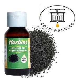 Herbins kalonji oil for hair growth, black cumin seed oil, cold pressed ...