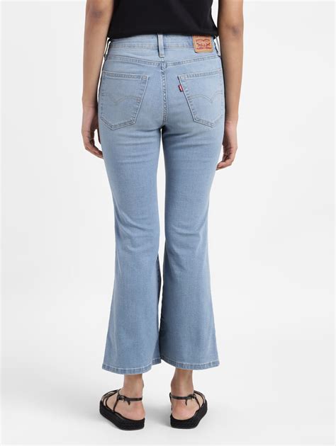 Women's 726 Blue Flared Fit High Rise Jeans – Levis India Store