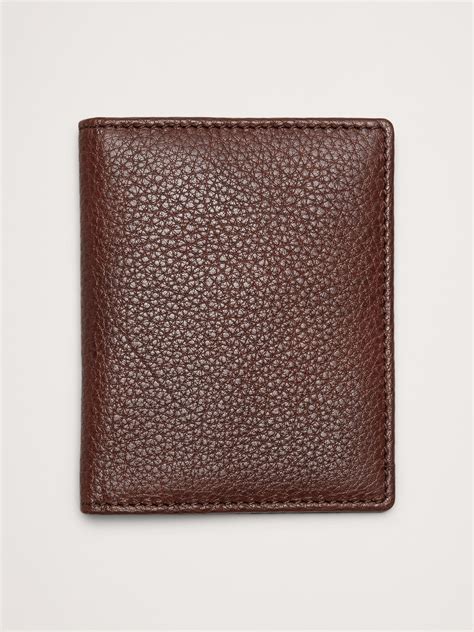 Leather Bi-Fold Card Case | Banana Republic