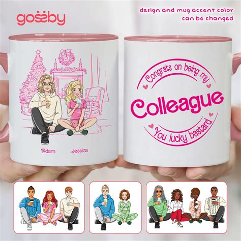 The Best Mug Ever - Pink Dolls - Congrats On Being My Colleague ...