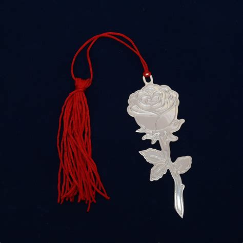 Episode Silver Silver Plated Rose Bookmark