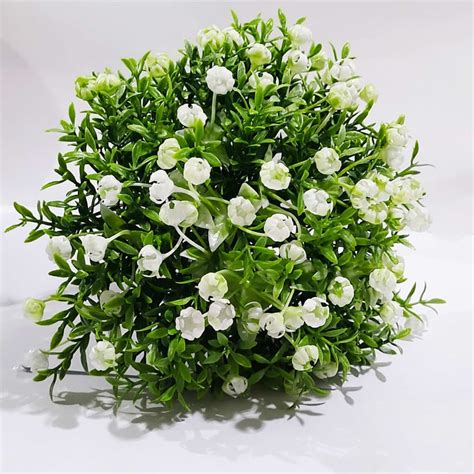 Buy HOMESAKE Set of 2 Artificial Italian Rose Bunch with Metal Pots ...