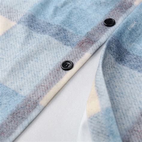 Buy Burband Mens Aztec Print Brushed Flannel Shirt Button Down Berber ...