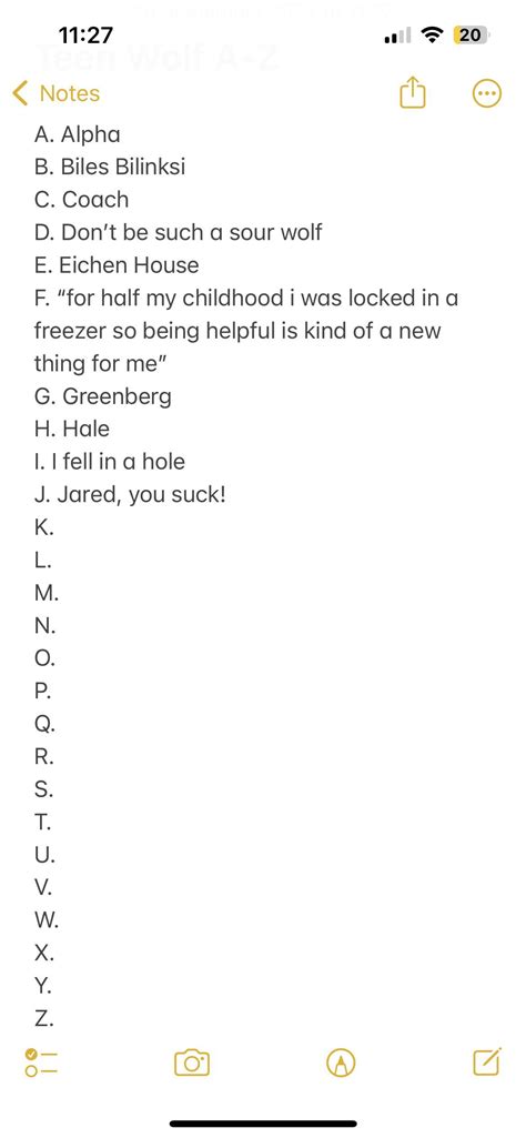 Teen Wolf A-Z. What does K stand for? : r/TeenWolf