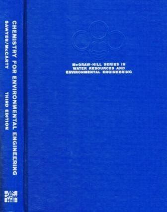 Chemistry for Environmental Engineering : McCarty, Perry L., Sawyer ...