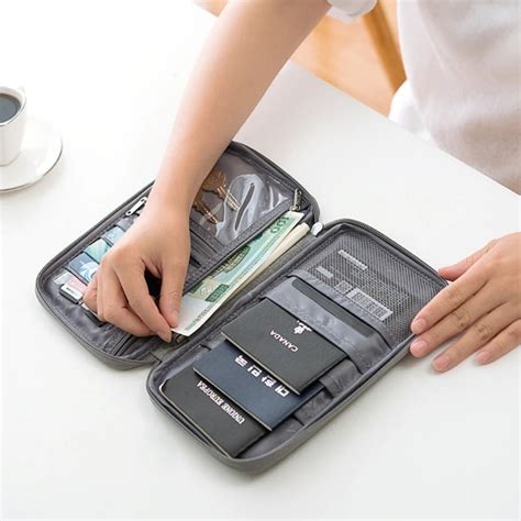 Travel Passport Holder Wallet Family Document Organizer – CRAZE
