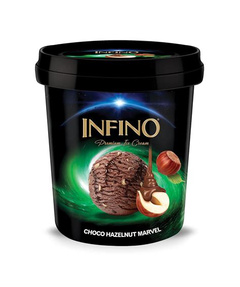 INFINO Chocolate Hazelnut Marvel Premium Icecream Tub, 700ml : Amazon ...