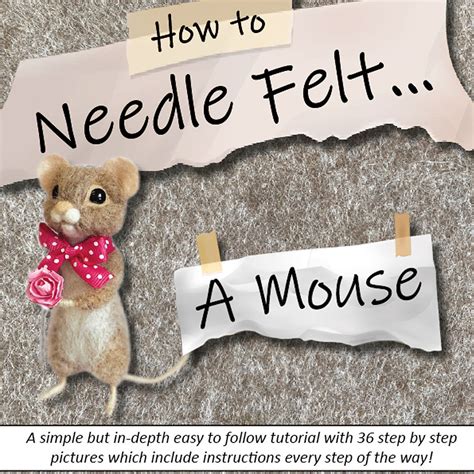 Image result for Needle Felt Mouse Tutorial