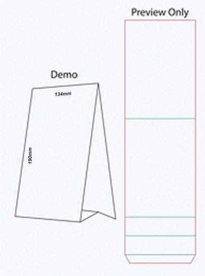Tent Cards - Customised | Table Display Cards – PM Digital – PM Digital ...