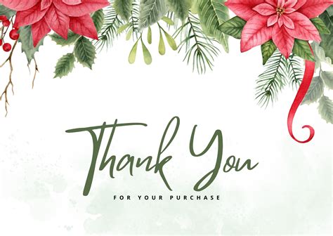 Christmas Thank You Clipart