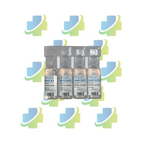 Solución fisiológica de cloruro de sodio 0,9% monodosis 5ml B. BRAUN