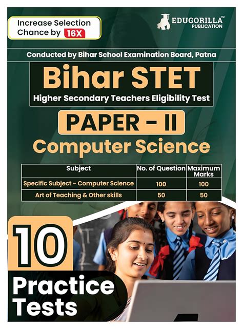Buy Bihar STET Paper II : Computer Science 2024 (English Edition ...