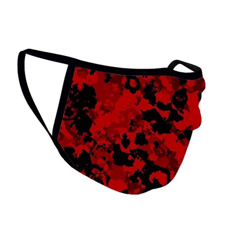 Fire Red Camo Premium Face Mask (Reusable) – GymX