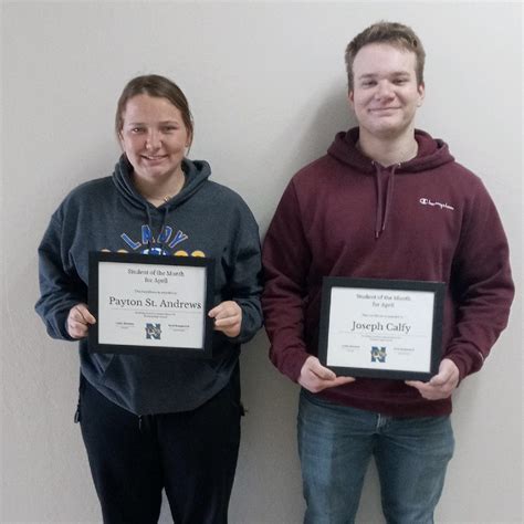 NHS Students of the Month – The Newkirk Herald Journal