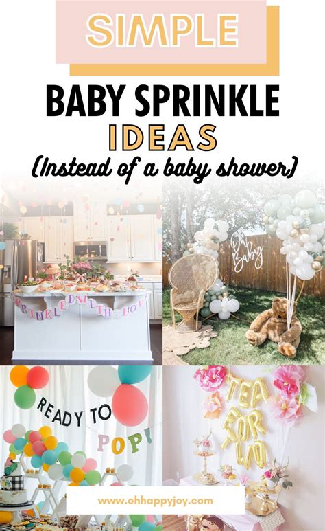 Baby Sprinkle Ideas - Oh Happy Joy! in 2024 | Baby sprinkle, Sprinkle ...