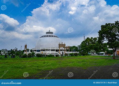Dome Of Deekshabhoomi With Clear Sky Background In Nagpur, India Stock Image | CartoonDealer.com ...