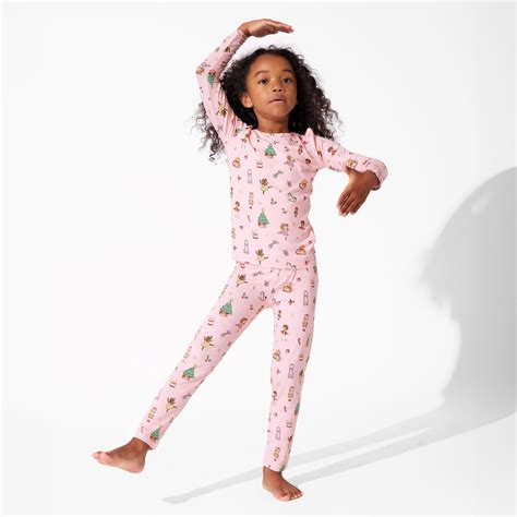 Nutcracker Pink Bamboo Kids Pajamas: Cozy Holiday Cheer & Comfort ...