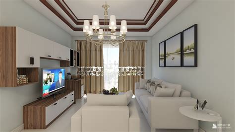美式风格三居室实用90平米装修图片_齐家网装修效果图