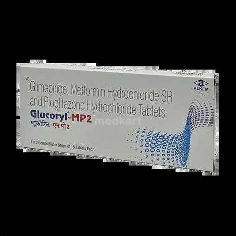 GLUCORYL MP 2MG TABLET 15'S Price, Uses, Side Effects & Substitutes ...