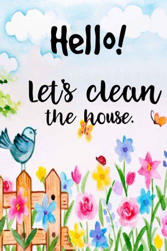 Buy Hello! Let's Clean the Houses: Cleaning Checklist for Keep the ...